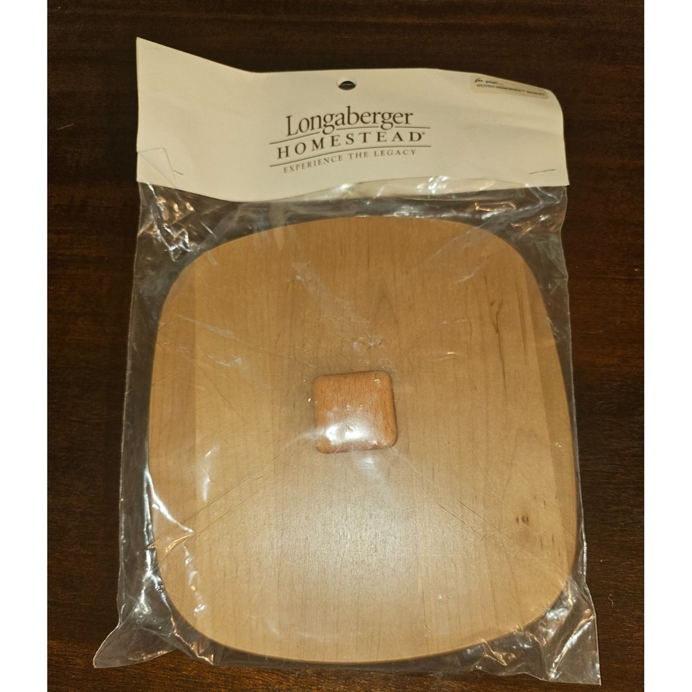 Longaberger 2004 Woven Memories Basket Woodcrafts Lid New in plastic